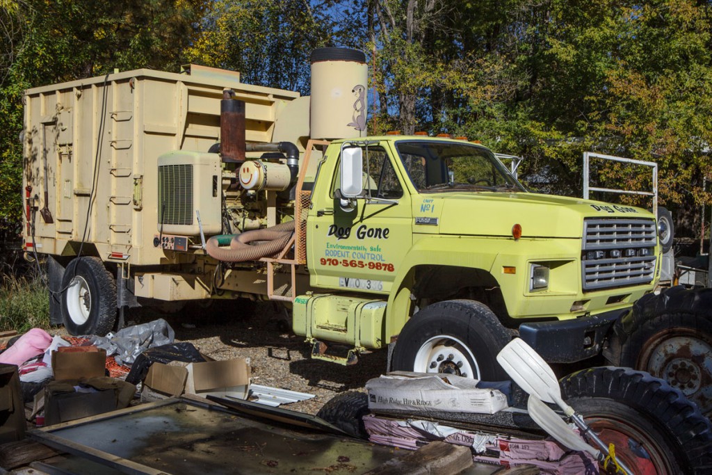 With this repurposed sewage truck, Gay catches up to 1,000 prairie dogs per job.